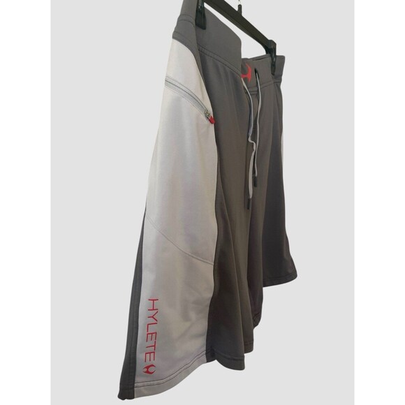 Hylete Shorts Adult M Gray Above The Knee Athletic Gym Training Workout Mens - Picture 2 of 7